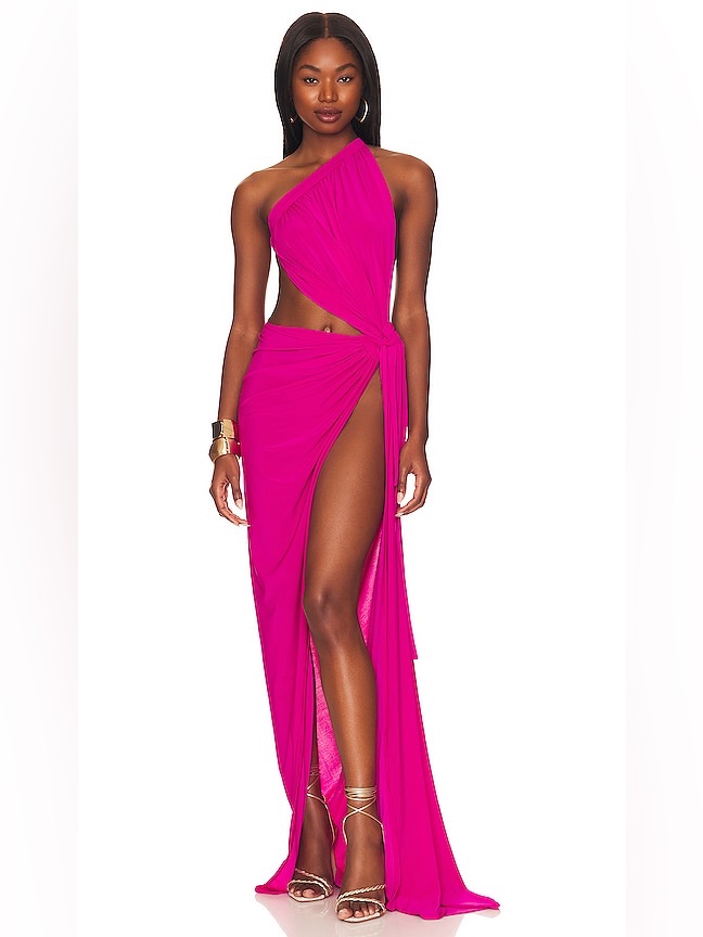 J. Angelique Revolve Disa Dress In Fuschia Size M
